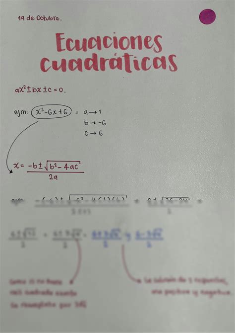 Solution Ecuaciones Cuadr Ticas Studypool