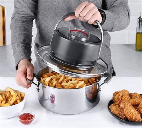 Aftermarket Air Frying Lids Kalorik Universal Air Fryer Lid