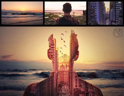 Double Exposure Effect Photoshop Tutorial Man And City