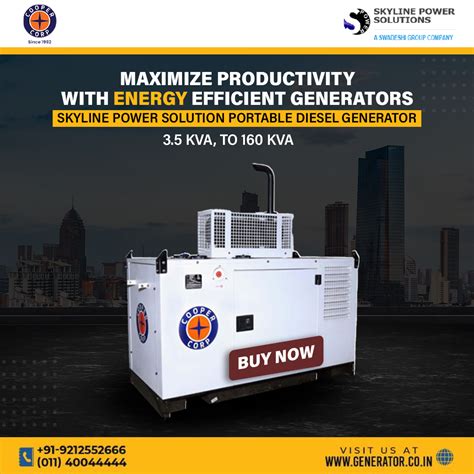 Portable Power Generator India Skylinepower Medium