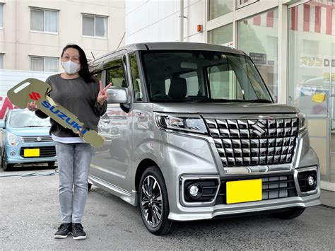 君津市にお住いのm様にスペーシアカスタムをご納車いたしました。 ビップオート