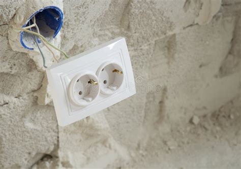 wall socket installation  renovation close    socket