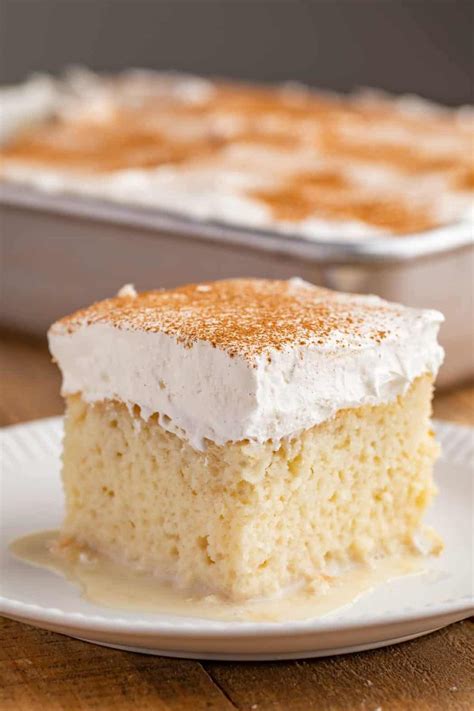 Tres Leches Cake Is An Authentic Mexican Cake Soaked In Three Kinds Of