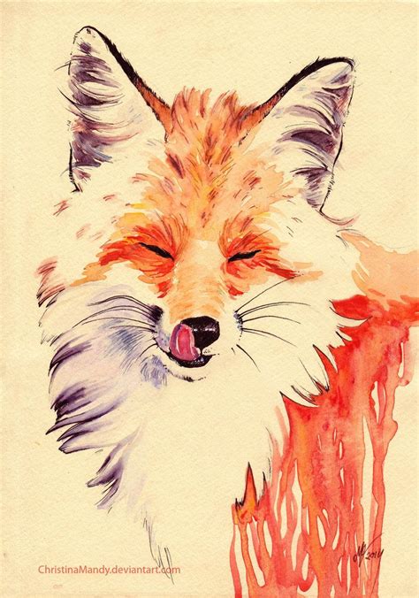 Delicious By Christinamandy On Deviantart Fox Artwork Fox Art