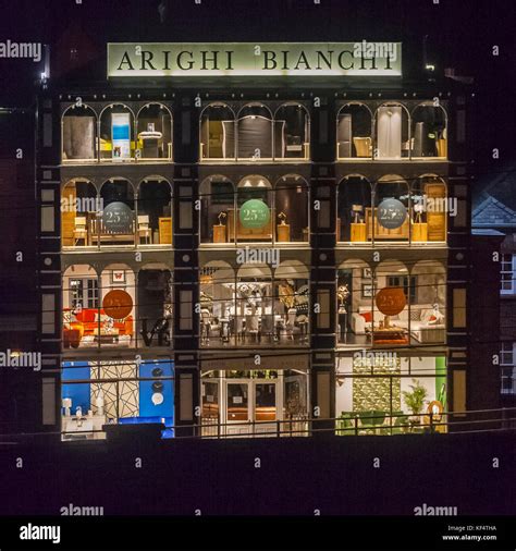 Frontage Of The Famous Arighi Bianchi Furniture Shop In Macclesfiled At