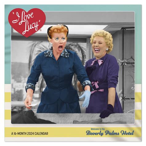 I Love Lucy Monthly And Weekly Calendar 2025 Star Jaquelin