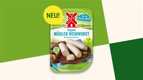 Neue vegane Weisswurst Rügenwalder Mühle