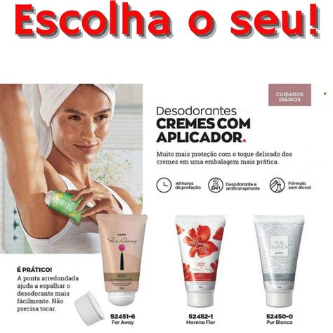 Desodorante Antitranspirante Em Creme 50g Avon Shopee Brasil