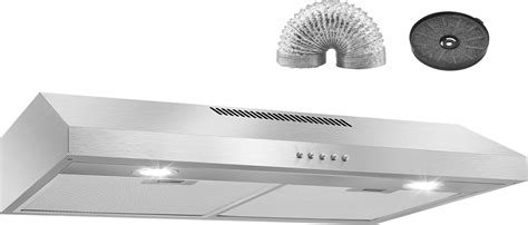 Broan Nutone 413004 Non Ducted Ductless Range Hood With Lights Exhaust Fan For Under