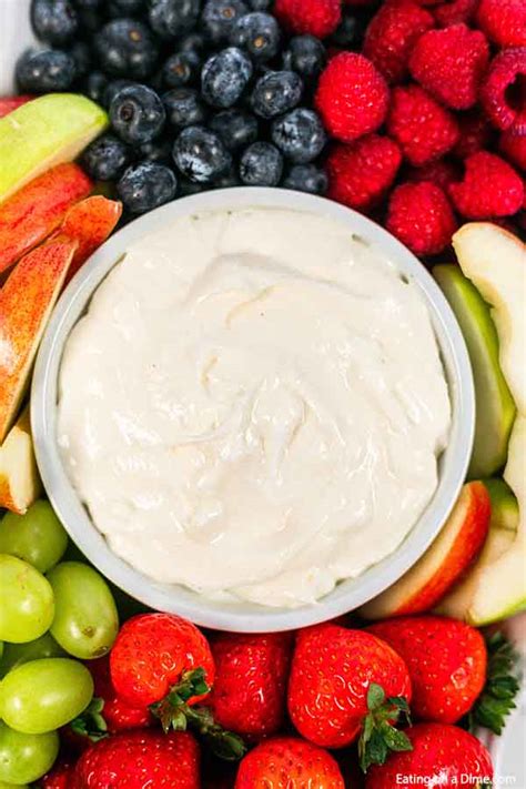 The Best Fruit Dip Recipe Only 3 Ingredients Eating On A Dime