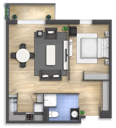 Floor plan rendering 17 by Alberto Talens Fernández at Coroflot.com