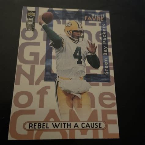 1997 Upper Deck Collector S Choice Brett Favre 71 Rebel With A Cause