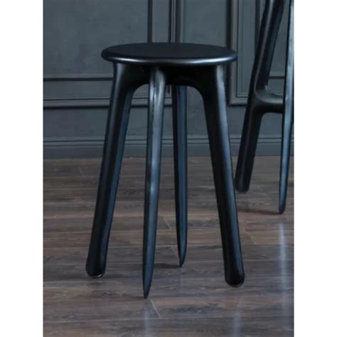 Ultraleggera Anodic Black Kitchen Stool by Zieta For Sale at 1stDibs