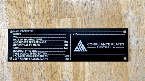 Compliance Plates Engraving Specialists Id And Warranty Plates