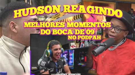 HUDSON AMORIM REAGINDO BOCA DE 09 NO PODPAH MELHORES MOMENTOS YouTube