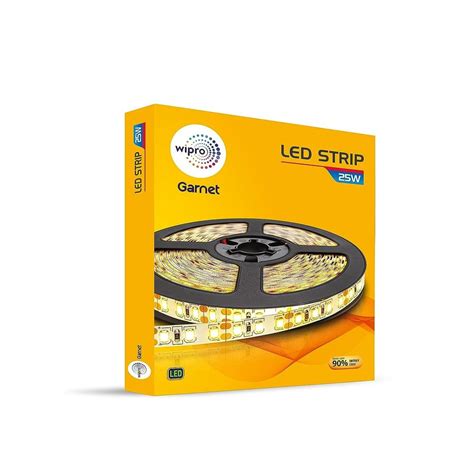 Wipro LED Strip 60LED PM 5 Mtr With 2AMP Driver 12V At 680 Meter