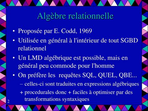 Ppt Algèbre Relationnelle Powerpoint Presentation Free Download Id