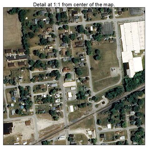 Aerial Photography Map Of Andrews In Indiana