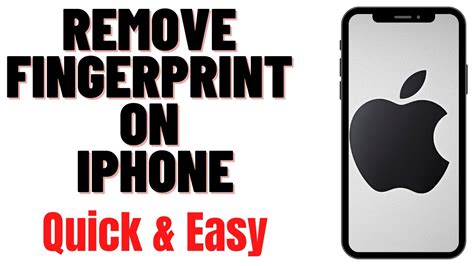 HOW TO REMOVE FINGERPRINT ON IPHONE How To Change Fingerprint On Iphone