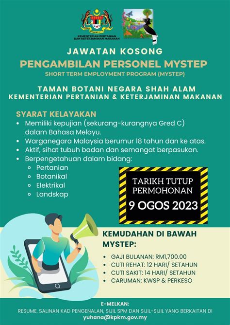 Iklan Jawatan Taman Botani Negara Shah Alam Jobs Hub