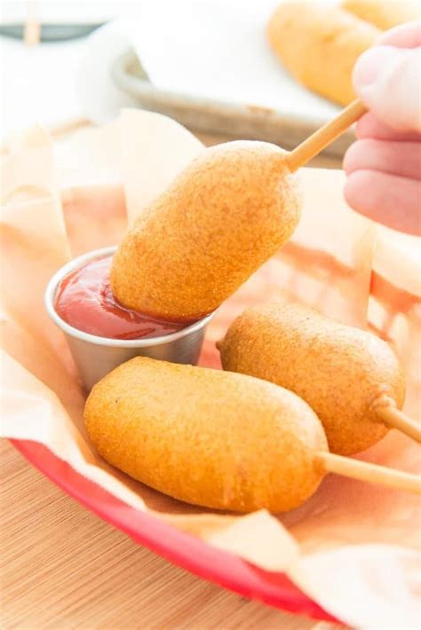 The Best Homemade Corn Dogs Homemade Hooplah