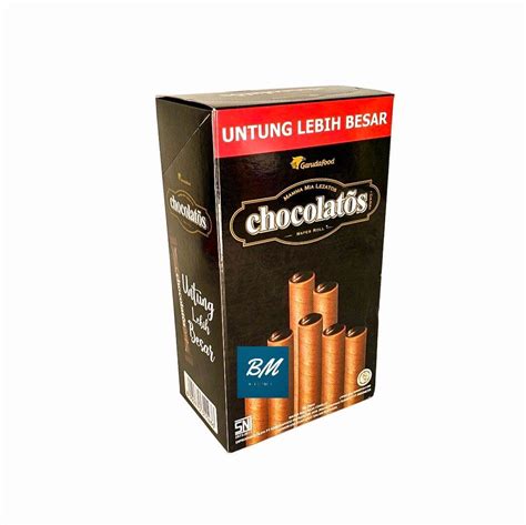 Gery Chocolatos Wafer Roll DARK CHOCOLATE 1 Kotak Isi 20 Pcs X 16 Gr