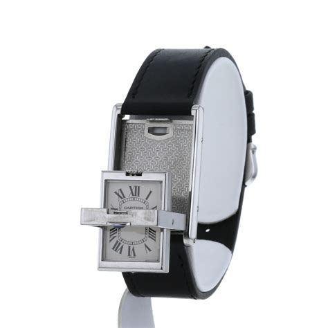 Orologio Da Polso Cartier Tank Basculante Collector Square