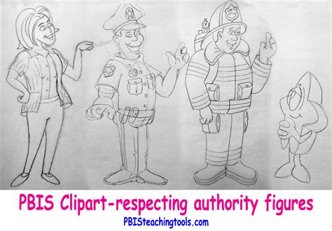 Respecting Authority Figures Clipart - PBIS Posters