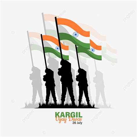 Holding Flag Silhouette Vector Png India Army Holding Flag Silhouette