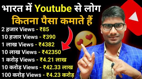 How Much Money Youtube Pay For 1000 Views In 2024 Youtube Earning