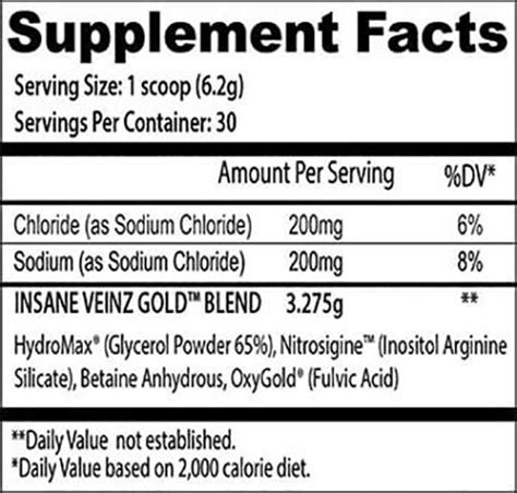 Insane Veinz 35 Serv Insane Labz Mmsuplementos