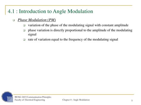 PPT Chapter 4 Angle Modulation Transmission And Reception