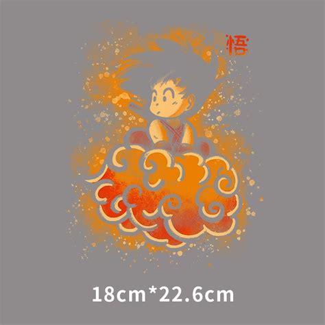 St 897 Readystock Heat Transfer Sticker Iron On Sticker Stiker Baju Mudah Tampal Dragonball