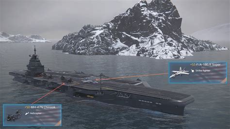 Modern Warshipsmh N Chinook F A E F Super Hornet Game Play Youtube