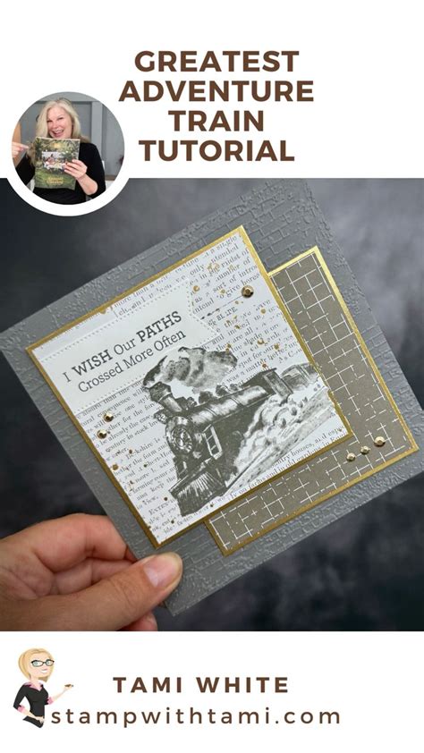 Greatest Adventure Train Card Card Stampin Up Demonstrator