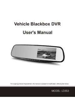 Vehicle Blackbox DVR User's Manual / vehicle-blackbox-dvr-user-s-manual ...