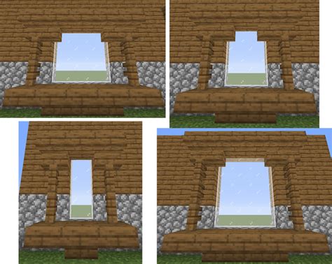 Simple Window Designs Minecraft Window Design Minecraft Designs Minecraft Houses