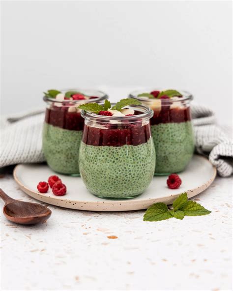 Veganski Chia Puding S Malinama I Matchom Malinca Hr Blog Malinca Hr