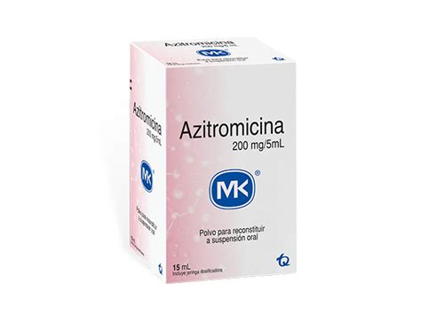 Azitromicina Mk Mg Ml Ml Polvo Suspension Distribuidor De Mk