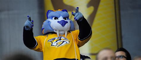 Mission In My Words: Gnash, Nashville Predators Mascot - Nashville ...