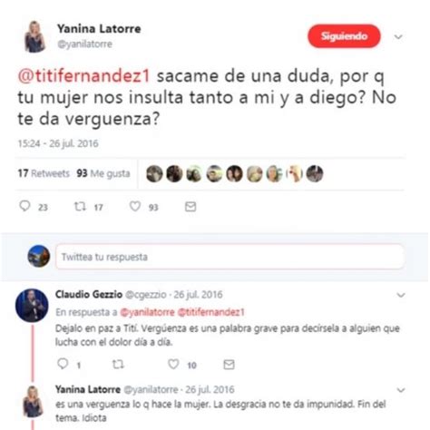 La Impensada Pelea Entre Yanina Latorre Y Tití Fernández Por Un