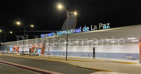 Registra Aeropuerto De La Paz Cifra R Cord De Pasajeros Durante