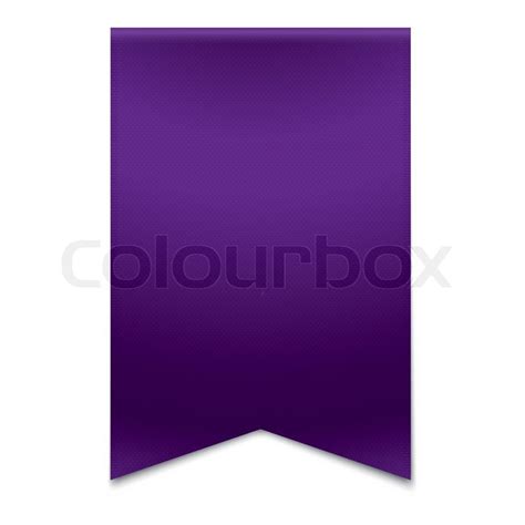 Purple ribbon banner | Stock vector | Colourbox