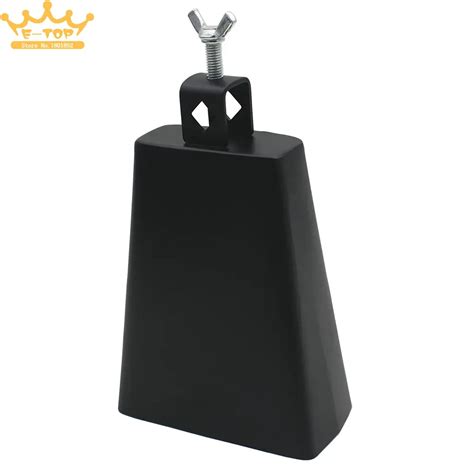 Buy 6 Inch Black Metal Cattlebell Cowbell Personalized