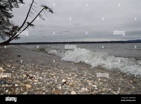 Tutzing Bayern Deutschland 21 Dezember 2023 Ein Wintertag In