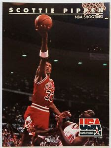 Skybox Usa Nba Shooting Scottie Pippen Basketball Card Ebay