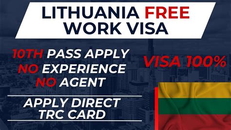 Lithuania FREE Work VISA 2023 24 Via Recruitment Agencies In