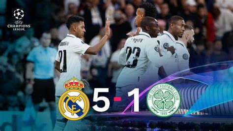 Resumen Del Real Madrid Celtic Mano A Mano Con Su Champions