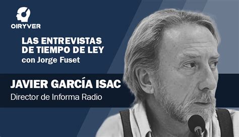 Javier García Isac director de Informa Radio