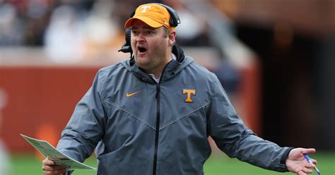 Coach Speak Tennessees Josh Heupel On Georgia